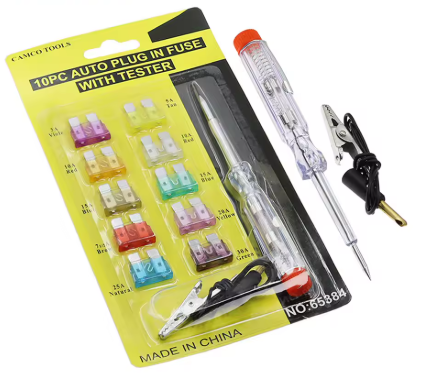 Набір автомобільних запобіжників (Standard + Mini 10A-30A) Wroomix