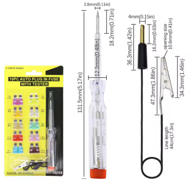 Набір автомобільних запобіжників (Standard + Mini 10A-30A) Wroomix