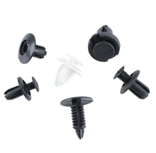 Набір універсальних кліпс для обшивки авто (100 шт, Нейлон) Wroomix