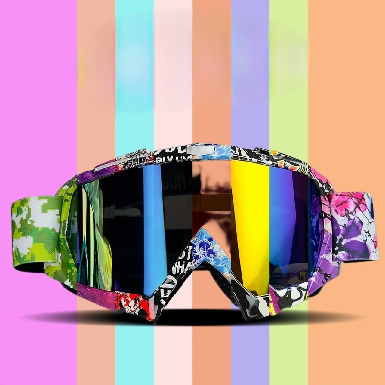 Мотоокуляри ендуро та крос універсальні (Захист від пилу та вітру) Wroomix