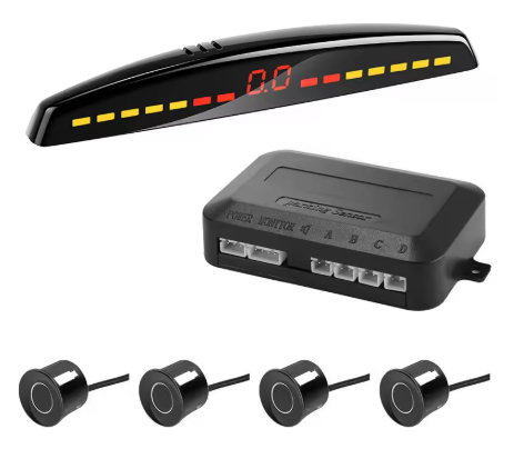 Парктронік універсальний 4 датчики + LED дисплей (Система паркування) Wroomix