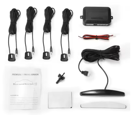 Парктронік універсальний 4 датчики + LED дисплей (Система паркування) Wroomix