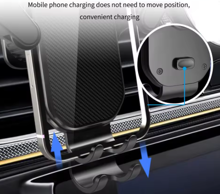 Універсальний тримач смартфона в авто (Пружинний, 360°) Wroomix